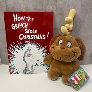 How the Grinch Stole Christmas Book and Plush Set